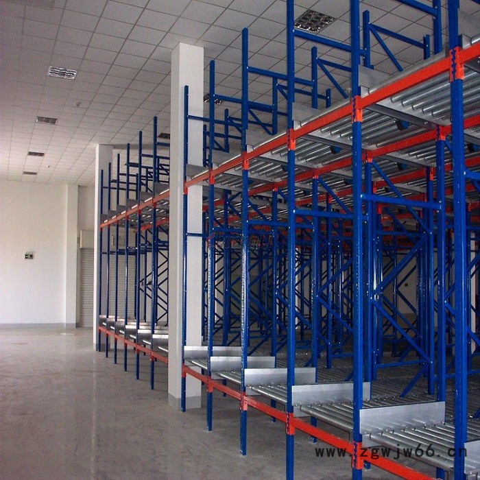 森沃仓储 重力式货架 滚筒式货架 重力式仓储货架 大厂直供图4