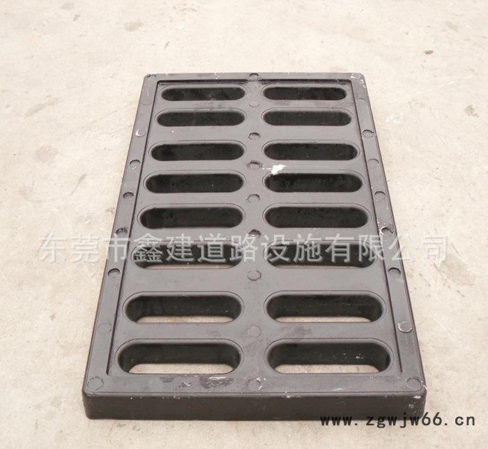 东莞鑫建牌 纤维粉聚合物井盖 树脂复合井盖300*500*40图3