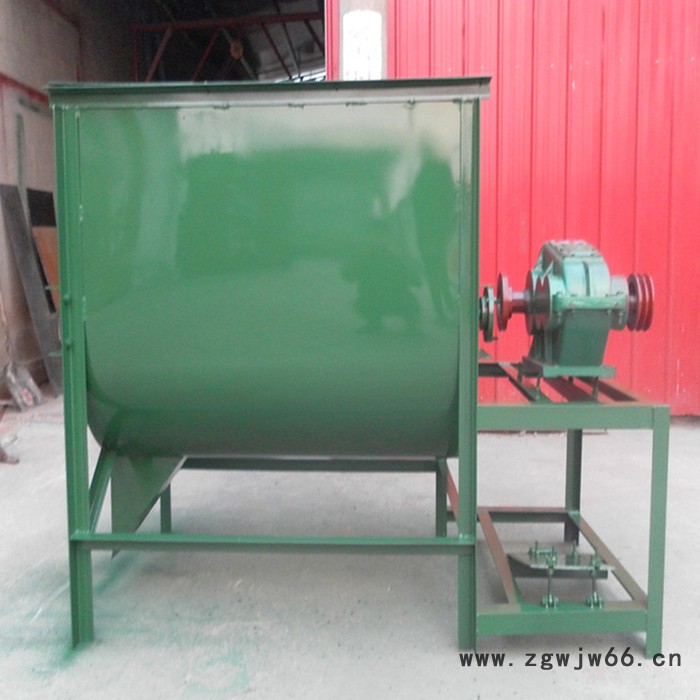 大型食品滚筒搅拌混合机 干湿两用卧式饲料拌料机图7