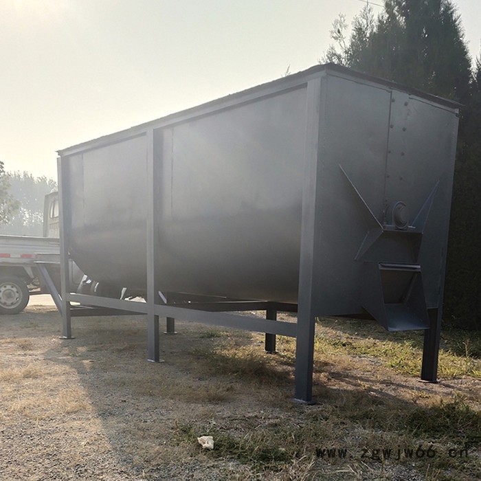 大型食品滚筒搅拌混合机 干湿两用卧式饲料拌料机图6