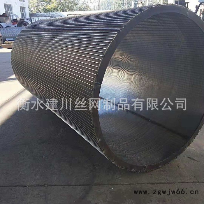 大型滚筒筛 弧形筛板造纸工业固液分离设备筛网 条缝筛楔形网图3
