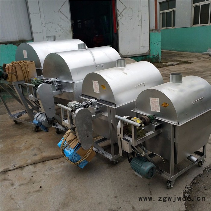 板栗滚筒炒货机 多功能滚筒炒货机 新型花生滚筒炒货机图2