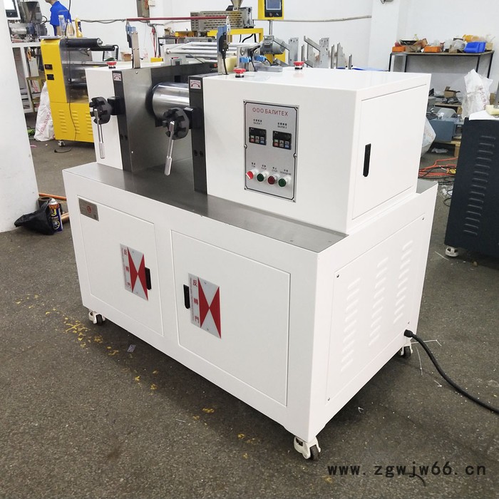 120型电加热4寸双滚筒混合机 塑料双辊开炼机 小型混炼机特价图6