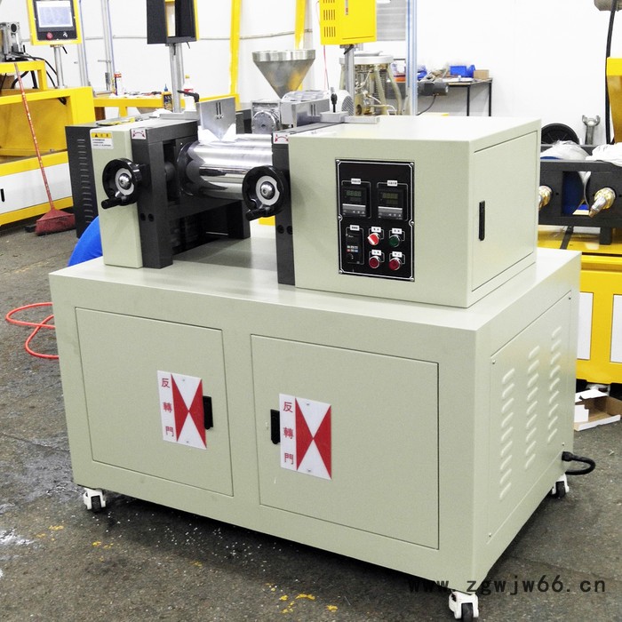 120型电加热4寸双滚筒混合机 塑料双辊开炼机 小型混炼机特价图2