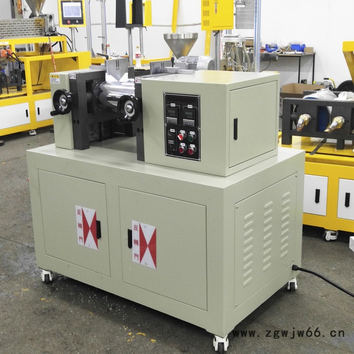 120型电加热4寸双滚筒混合机 塑料双辊开炼机 小型混炼机特价图5