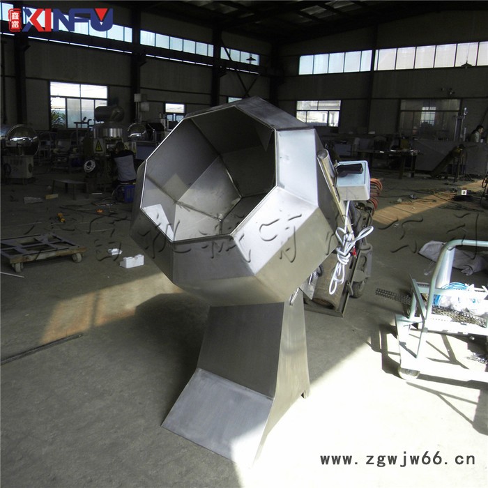 新款自动八角滚筒调味机，自动出料拌料机，多种调味品混料机