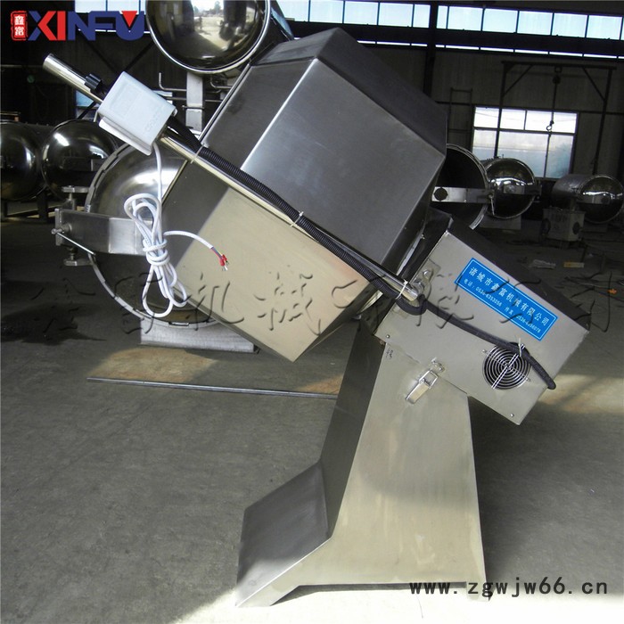 新款自动八角滚筒调味机，自动出料拌料机，多种调味品混料机图4