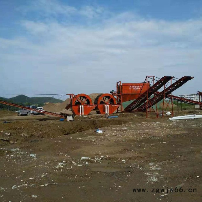 高铁洗石机 滚筒洗石机 移动洗沙机 干湿两用洗沙机 沙场专用洗砂机图7