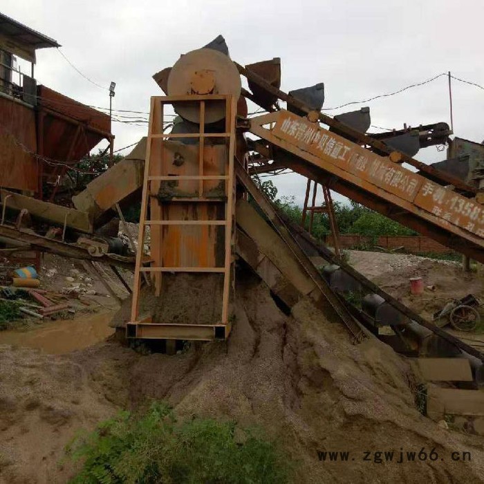 高铁洗石机 滚筒洗石机 移动洗沙机 干湿两用洗沙机 沙场专用洗砂机图3