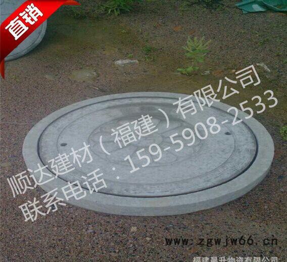 直销水泥井盖DN800，钢纤维井盖，钢纤维混凝土井盖图3