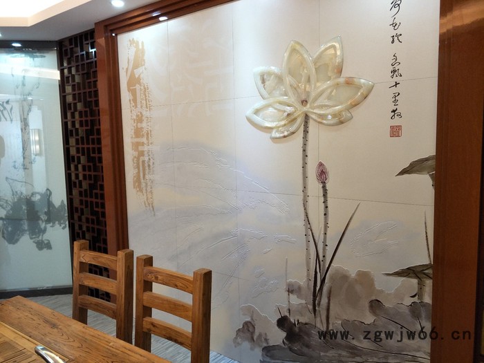 理光喷头3D瓷砖背景墙平板打印机 新款**5D平板UV背景墙打印机图3