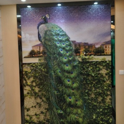 EPSON五代喷头，3D瓷砖背景墙平板打印机 新款**5D平板UV背景墙打印机