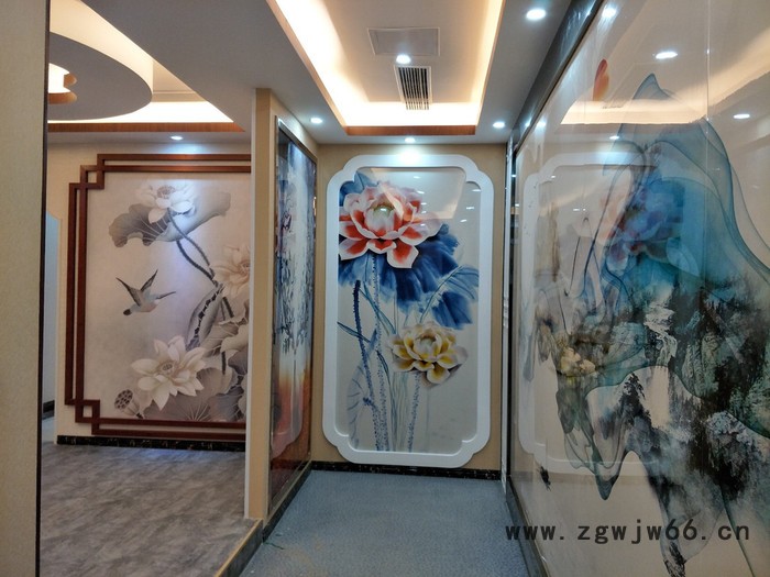 EPSON五代喷头，3D瓷砖背景墙平板打印机 新款**5D平板UV背景墙打印机图5