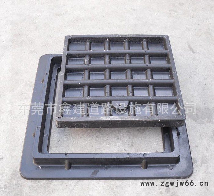 鑫建牌 拉环孔出口井盖大型生产 BMC/SMC材质树脂复合沙井盖图3