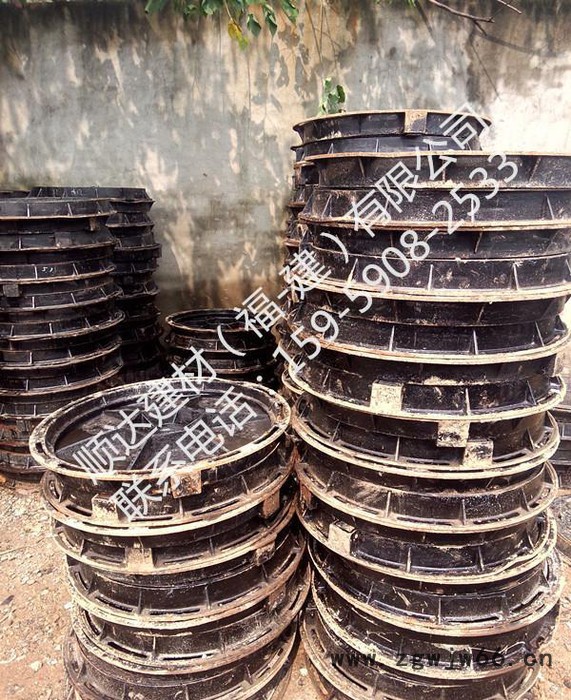 球墨铸铁井盖 混凝土井盖 水泥井盖 铁雨水篦子复合井盖 沙井图2