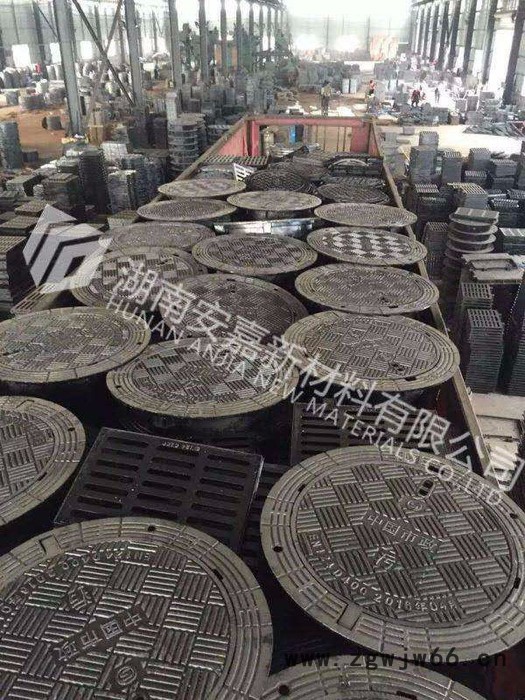 湖南安嘉球墨铸铁井盖污水雨水下水道五防重型圆形窨井盖盖板图3