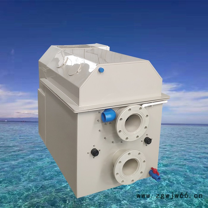 智能工厂化水产养殖设备滚筒过滤微滤机箱式PP材质50立方(淡水)图3