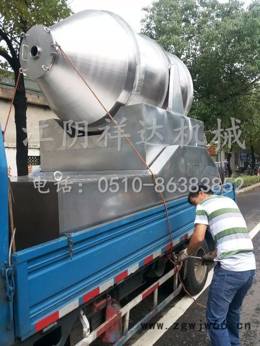 厂家供应化工厂混合机 滚筒式二维混合机 化肥粉体混料机图3