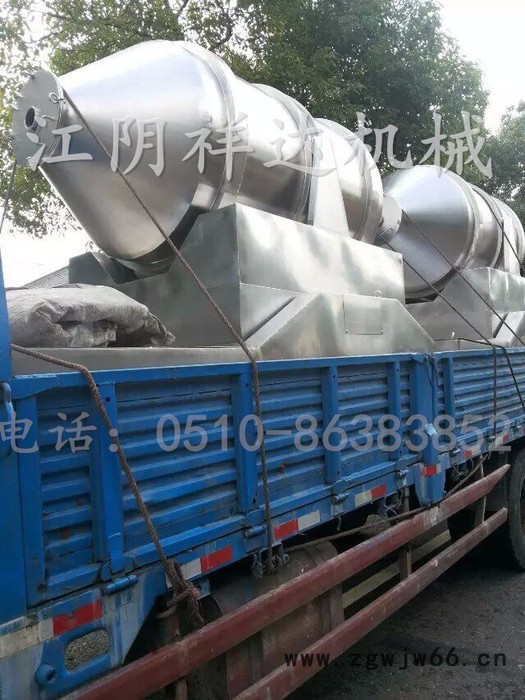 厂家供应化工厂混合机 滚筒式二维混合机 化肥粉体混料机图2