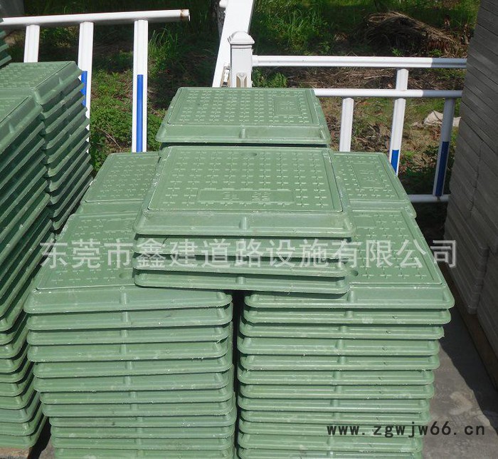鑫建牌 树脂井盖复合井盖东莞直销外贸订单400*400*25 草绿色图3