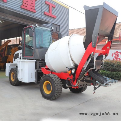 凯临重工 自上料滚筒式搅拌车 盘锦市自上料滚筒式搅拌车厂家