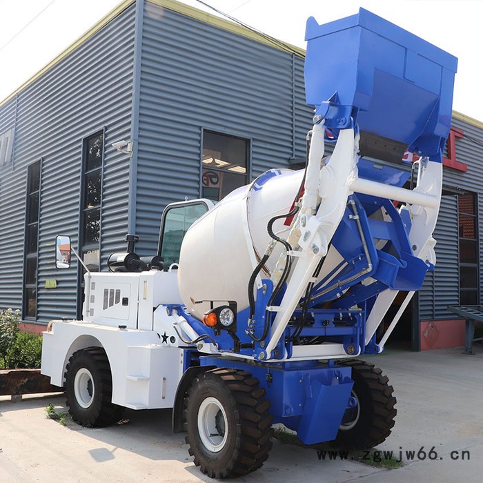 凯临重工 自上料滚筒式搅拌车 盘锦市自上料滚筒式搅拌车厂家图7