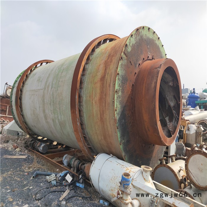 二手甘蔗渣回转滚筒烘干机 二手三回程烘干机 石灰回转窑图2