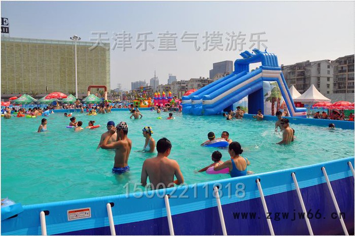 水上闯关组合水上娱乐设备充气滑梯水上滚筒 水上步行球 水上乐园图6