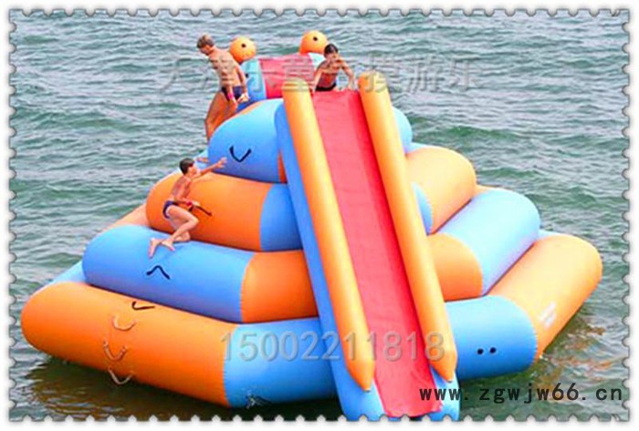 水上闯关组合水上娱乐设备充气滑梯水上滚筒 水上步行球 水上乐园图8
