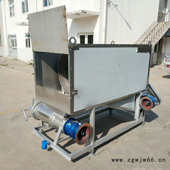 肉鸡肉鸭粪便不锈钢分离机 滚筒微滤式牛羊粪干湿分离机 转筒式纸浆微滤机图8