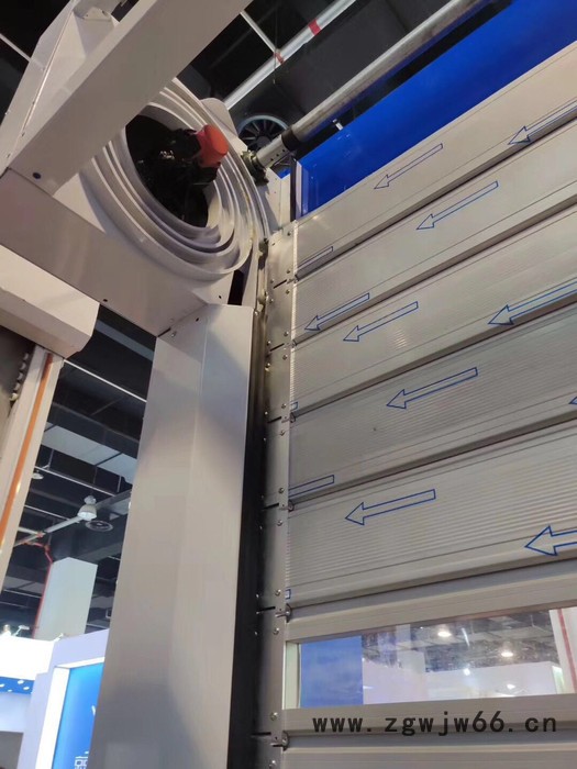 宏利/光明工业区厂房专用 滚筒硬质保温抗风快速门图4