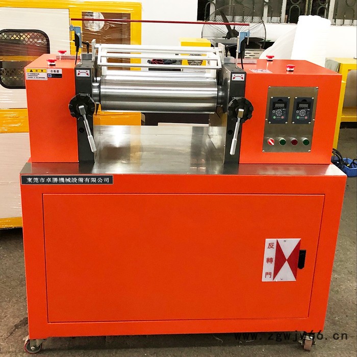 卓胜 小型开炼机 双辊混炼机 两滚混合机 两辊对压机 滚筒炼塑机图2