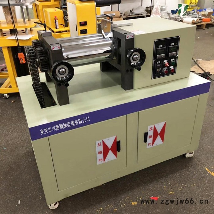 卓胜 小型开炼机 双辊混炼机 两滚混合机 两辊对压机 滚筒炼塑机图4