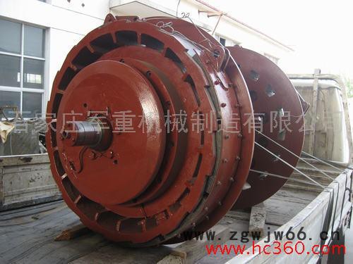 加工定制双折线钢丝绳槽绞车滚筒图2