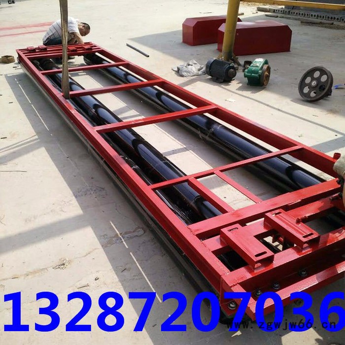 滚筒式摊铺机 混凝土路面滚轴摊铺机电话 3滚轴摊铺机图2