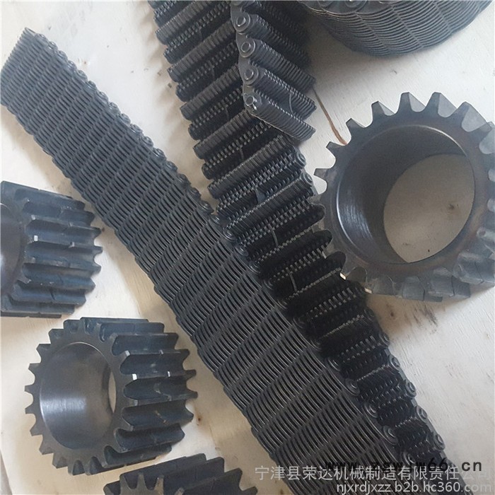 荣达机械用于重型钢材铝型滚筒轧辊齿形链条图7