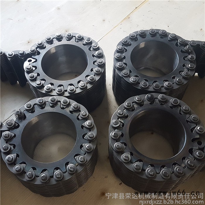 荣达机械用于重型钢材铝型滚筒轧辊齿形链条图6