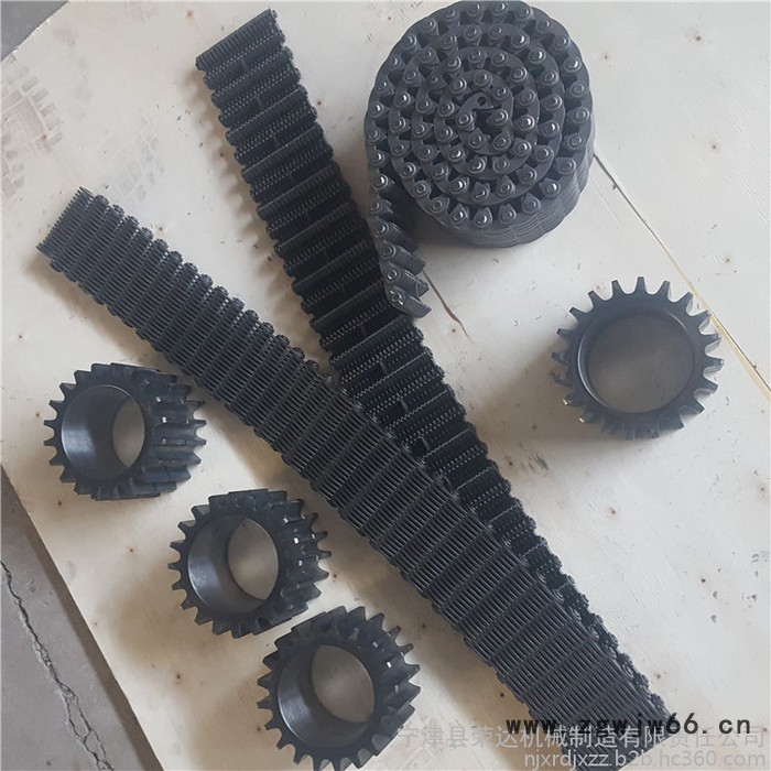 荣达机械用于重型钢材铝型滚筒轧辊齿形链条图8