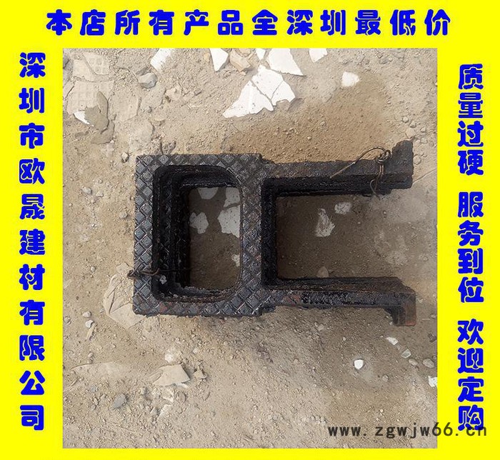 球墨铸铁井盖定做 球墨下水道井盖 工程球墨铸铁井盖 爬梯图2