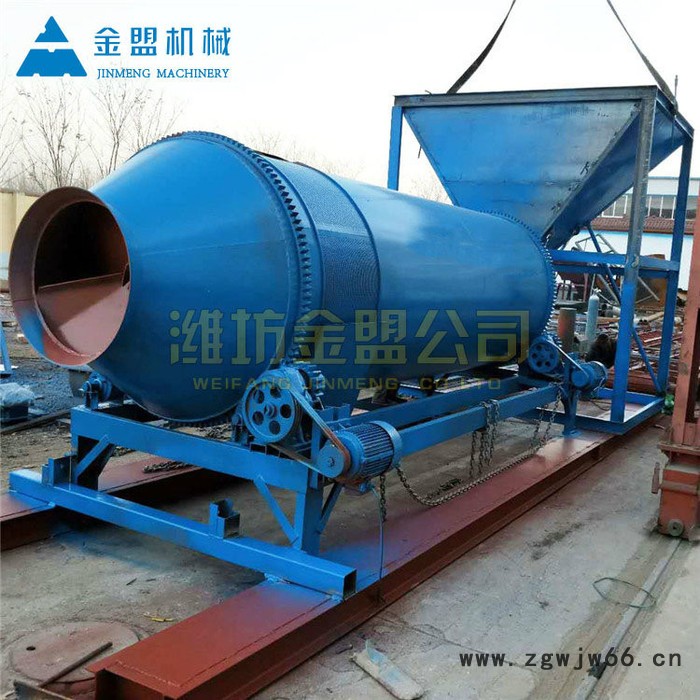 搅拌站滚筒型单双车位可定制混凝土搅拌站浆水回收设备砂石分离机 洗石机图3