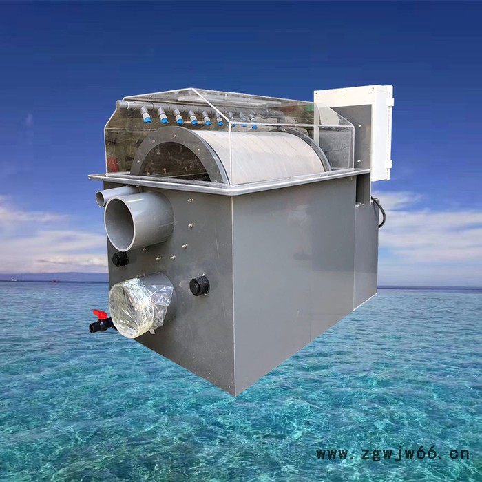 工厂循环水产养殖滚筒过滤微滤机厂家直供箱式PVC材质40立方（淡水系列）图4