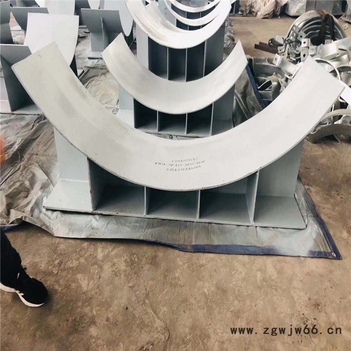 齐鑫17116-2018 管夹支座绝热管夹支座DN300双圆柱滚筒支架大量现货图5