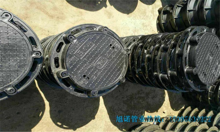 旭诺管业DN700球墨铸铁井盖 700防沉降铸铁井盖 雨水给排水检查井盖图2