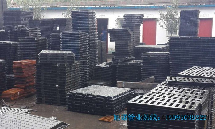 旭诺管业DN700球墨铸铁井盖 700防沉降铸铁井盖 雨水给排水检查井盖图5