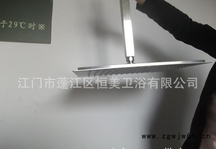 超薄不锈钢淋浴 头顶大方形喷头（12.8寸）HM-WB012图3