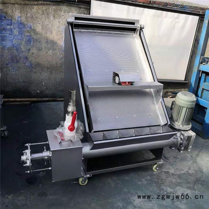 石成金 滚筒固液分离机 小型粪便固液分离机 斜筛固液分离机 处理量大图8