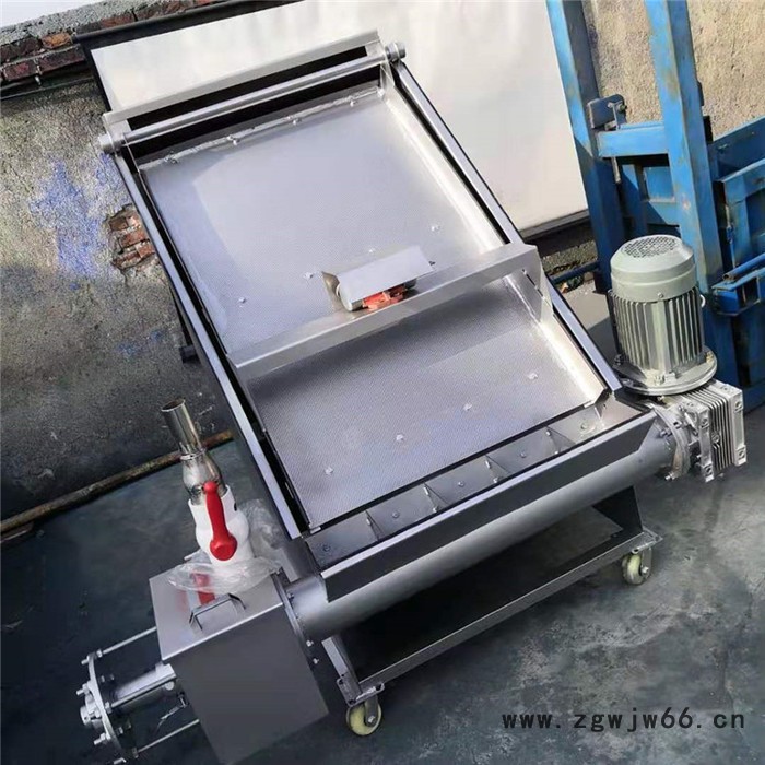 石成金 滚筒固液分离机 小型粪便固液分离机 斜筛固液分离机 处理量大图2