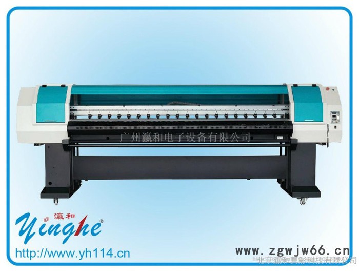 瀛和美国SPECTRA北极星512喷头喷绘机，刀刮布，车贴喷绘机图2