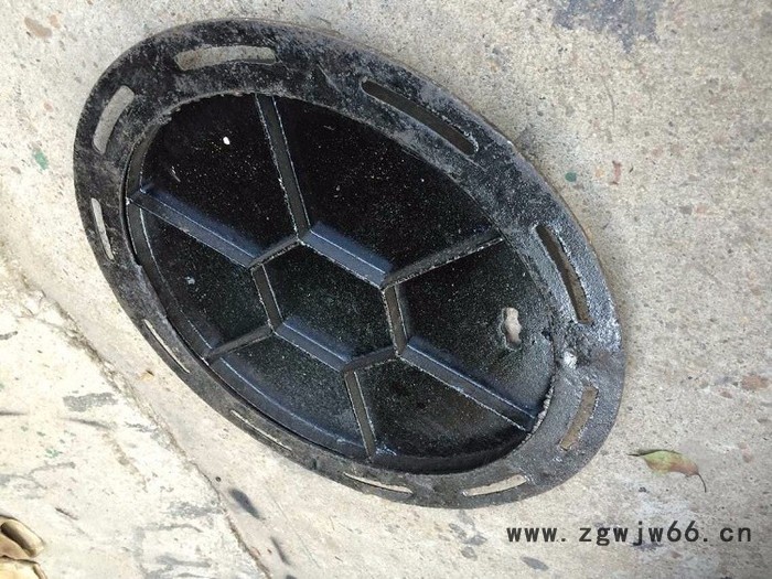 球墨铸铁井盖雨水污水弱电下水道圆形市政窨井盖盖板600*700 B125图4