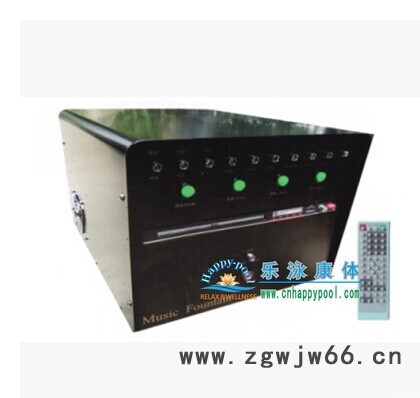 直径1.2米圆形 不锈钢音乐喷泉 配音控箱/喷头/潜水泵 七彩水下灯图2